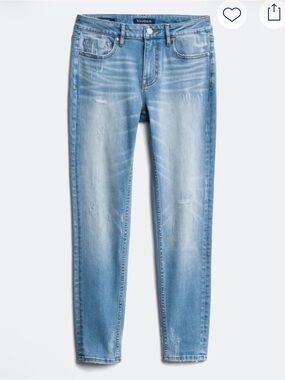 Vigoss Faded Light Blue Skinny Jeans